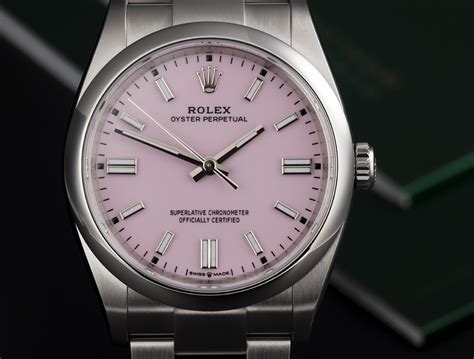 rolex 126000 candy pink|Rolex oyster steel perpetual.